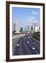 Modern Road System Leading to the Commercial Centre, Tel Aviv, Israel, Middle East-Gavin Hellier-Framed Photographic Print
