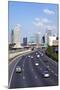 Modern Road System Leading to the Commercial Centre, Tel Aviv, Israel, Middle East-Gavin Hellier-Mounted Photographic Print