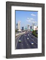 Modern Road System Leading to the Commercial Centre, Tel Aviv, Israel, Middle East-Gavin Hellier-Framed Photographic Print