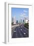 Modern Road System Leading to the Commercial Centre, Tel Aviv, Israel, Middle East-Gavin Hellier-Framed Photographic Print