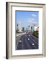 Modern Road System Leading to the Commercial Centre, Tel Aviv, Israel, Middle East-Gavin Hellier-Framed Photographic Print