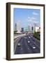 Modern Road System Leading to the Commercial Centre, Tel Aviv, Israel, Middle East-Gavin Hellier-Framed Photographic Print