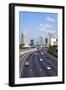 Modern Road System Leading to the Commercial Centre, Tel Aviv, Israel, Middle East-Gavin Hellier-Framed Photographic Print