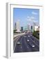 Modern Road System Leading to the Commercial Centre, Tel Aviv, Israel, Middle East-Gavin Hellier-Framed Photographic Print