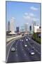 Modern Road System Leading to the Commercial Centre, Tel Aviv, Israel, Middle East-Gavin Hellier-Mounted Photographic Print