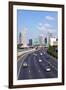 Modern Road System Leading to the Commercial Centre, Tel Aviv, Israel, Middle East-Gavin Hellier-Framed Photographic Print