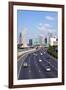 Modern Road System Leading to the Commercial Centre, Tel Aviv, Israel, Middle East-Gavin Hellier-Framed Photographic Print