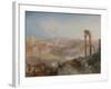 Modern Rome - Campo Vaccino, by Joseph Turner, 1835, English painting,-Joseph Turner-Framed Art Print