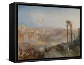Modern Rome - Campo Vaccino, by Joseph Turner, 1835, English painting,-Joseph Turner-Framed Stretched Canvas