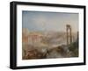 Modern Rome - Campo Vaccino, by Joseph Turner, 1835, English painting,-Joseph Turner-Framed Art Print