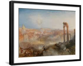 Modern Rome-Campo Vaccino-J. M. W. Turner-Framed Giclee Print