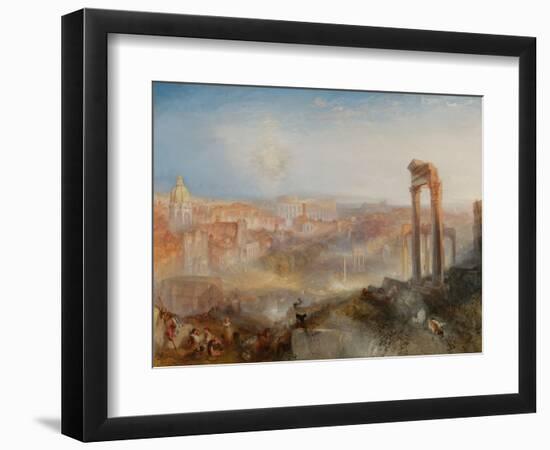 Modern Rome-Campo Vaccino-J. M. W. Turner-Framed Giclee Print