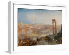 Modern Rome-Campo Vaccino-J. M. W. Turner-Framed Giclee Print