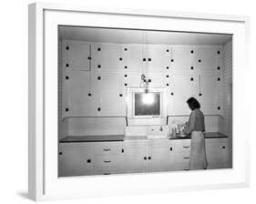 Modern Rural Kitchen 1930's-null-Framed Photographic Print