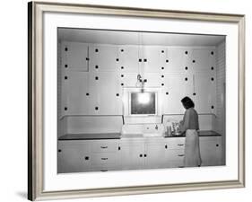 Modern Rural Kitchen 1930's-null-Framed Photographic Print