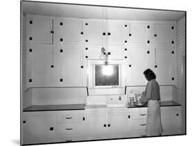 Modern Rural Kitchen 1930's-null-Mounted Photographic Print