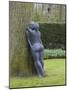 Modern Sculpture of Nude Couple Embracing, Keukenhof, Park and Gardens Near Amsterdam, Netherlands-Amanda Hall-Mounted Photographic Print