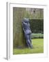 Modern Sculpture of Nude Couple Embracing, Keukenhof, Park and Gardens Near Amsterdam, Netherlands-Amanda Hall-Framed Photographic Print