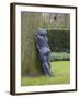 Modern Sculpture of Nude Couple Embracing, Keukenhof, Park and Gardens Near Amsterdam, Netherlands-Amanda Hall-Framed Photographic Print