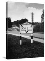 'Modern' Signpost-Fred Musto-Stretched Canvas