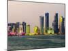 Modern Skyline, Doha, Qatar, Middle East-Alan Copson-Mounted Photographic Print