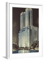 Modern Skyscraper-null-Framed Art Print