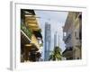 Modern Skyscrapers and Historical Old Town, UNESCO World Heritage Site, Panama City, Panama-Christian Kober-Framed Photographic Print