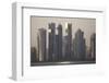 Modern Skyscrapers in the West Bay Financial District of Doha, Qatar, Middle East-Stuart-Framed Photographic Print