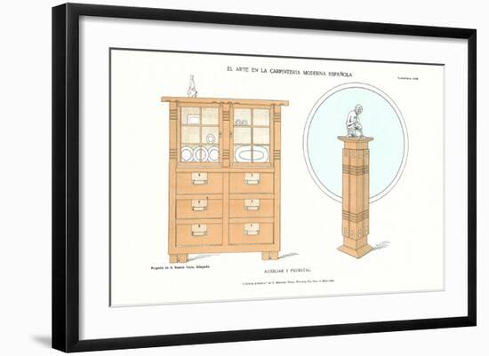 Modern Spanish Carpentry-null-Framed Art Print