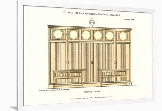 Modern Spanish Carpentry-null-Framed Art Print