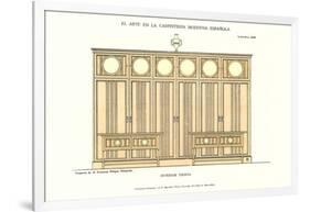 Modern Spanish Carpentry-null-Framed Art Print