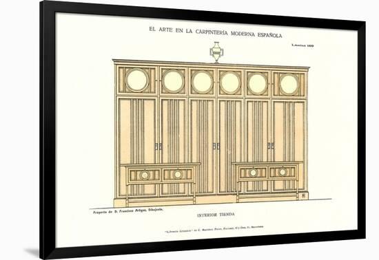 Modern Spanish Carpentry-null-Framed Art Print