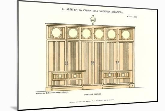 Modern Spanish Carpentry-null-Mounted Premium Giclee Print
