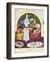 Modern-Style Scene, Theatrical Setting, Watercolor, 1922-Umberto Brunelleschi-Framed Giclee Print