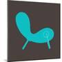 Modern Teal Chair-Anita Nilsson-Mounted Art Print