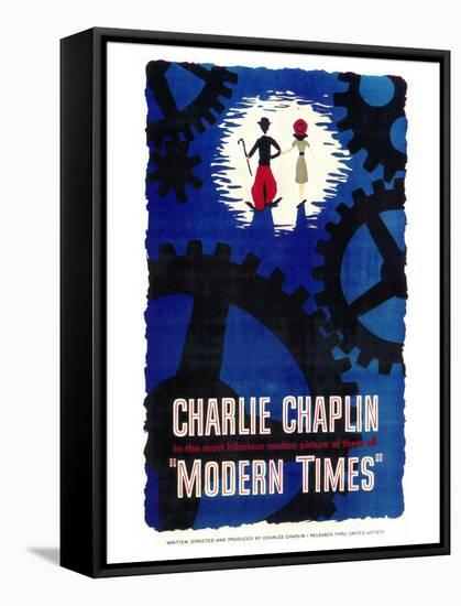 Modern Times, 1936-null-Framed Stretched Canvas