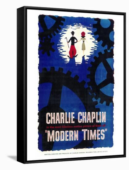 Modern Times, 1936-null-Framed Stretched Canvas