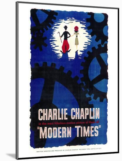 Modern Times, 1936-null-Mounted Premium Giclee Print