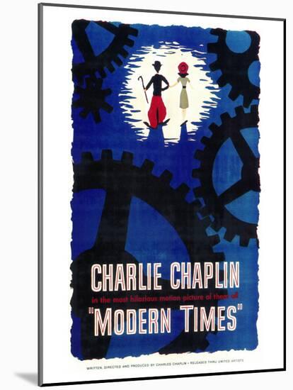 Modern Times, 1936-null-Mounted Art Print