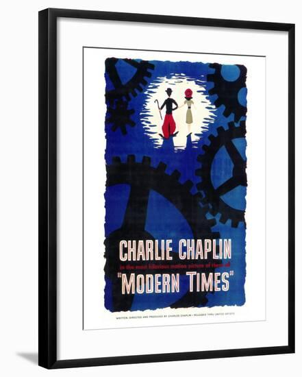 Modern Times, 1936-null-Framed Art Print