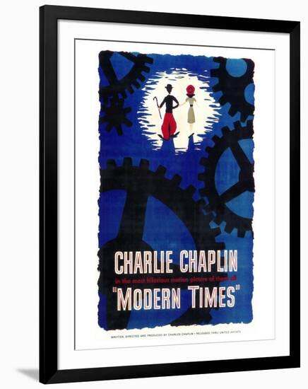 Modern Times, 1936-null-Framed Art Print