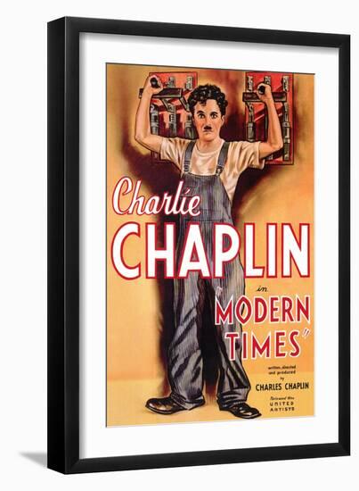 Modern Times, 1936-null-Framed Art Print