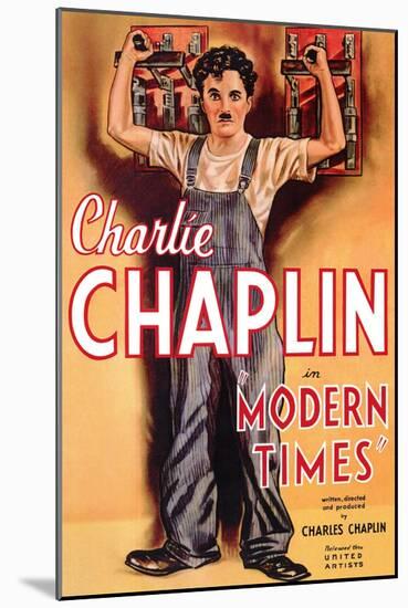 Modern Times, 1936-null-Mounted Art Print