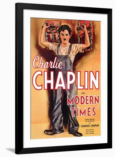 Modern Times, 1936-null-Framed Art Print