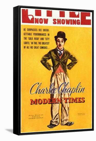 Modern Times, 1936-null-Framed Stretched Canvas
