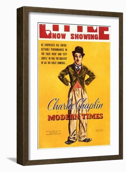 Modern Times, 1936-null-Framed Art Print