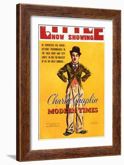 Modern Times, 1936-null-Framed Art Print