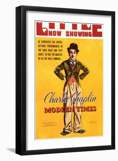 Modern Times, 1936-null-Framed Art Print