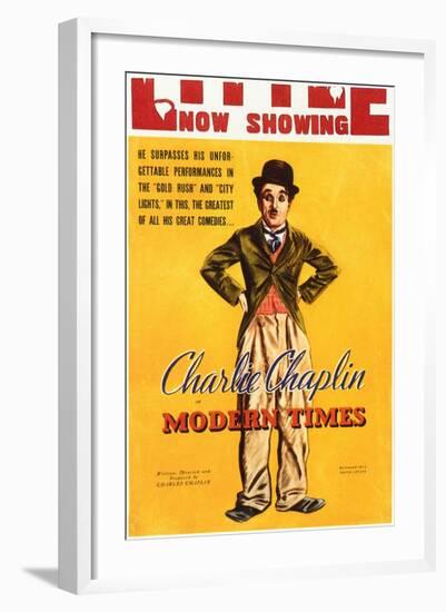 Modern Times, 1936-null-Framed Art Print