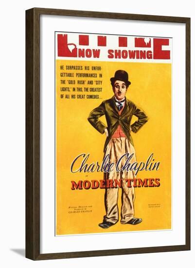 Modern Times, 1936-null-Framed Art Print